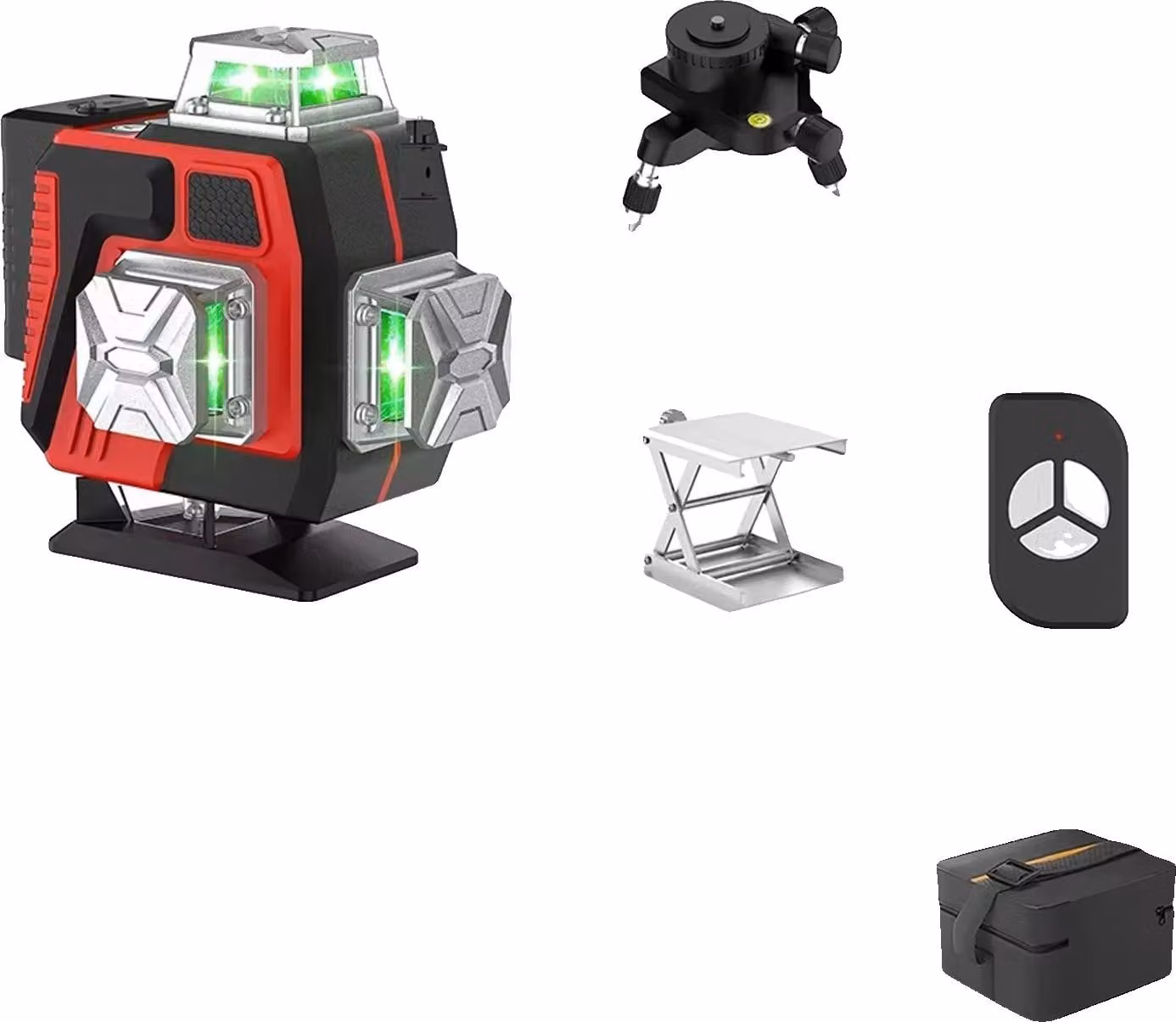 Livella laser, tecnologia 4D, telecomando, senza treppiede