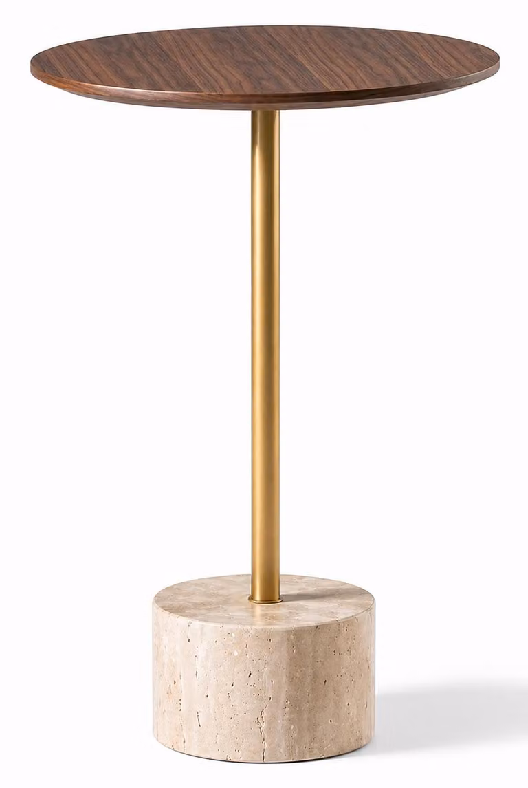 Tavolino di servizio, stile moderno, colore oro, nuovo, comodo e pratico, ideale per il soggiorno