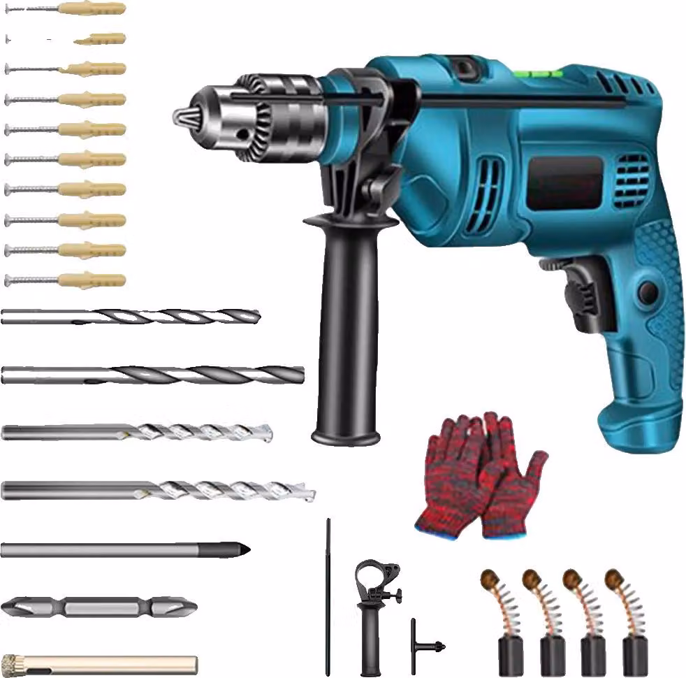 Trapano elettrico, 220V, 0-3200 giri/min, 48 N-M di coppia, Un set