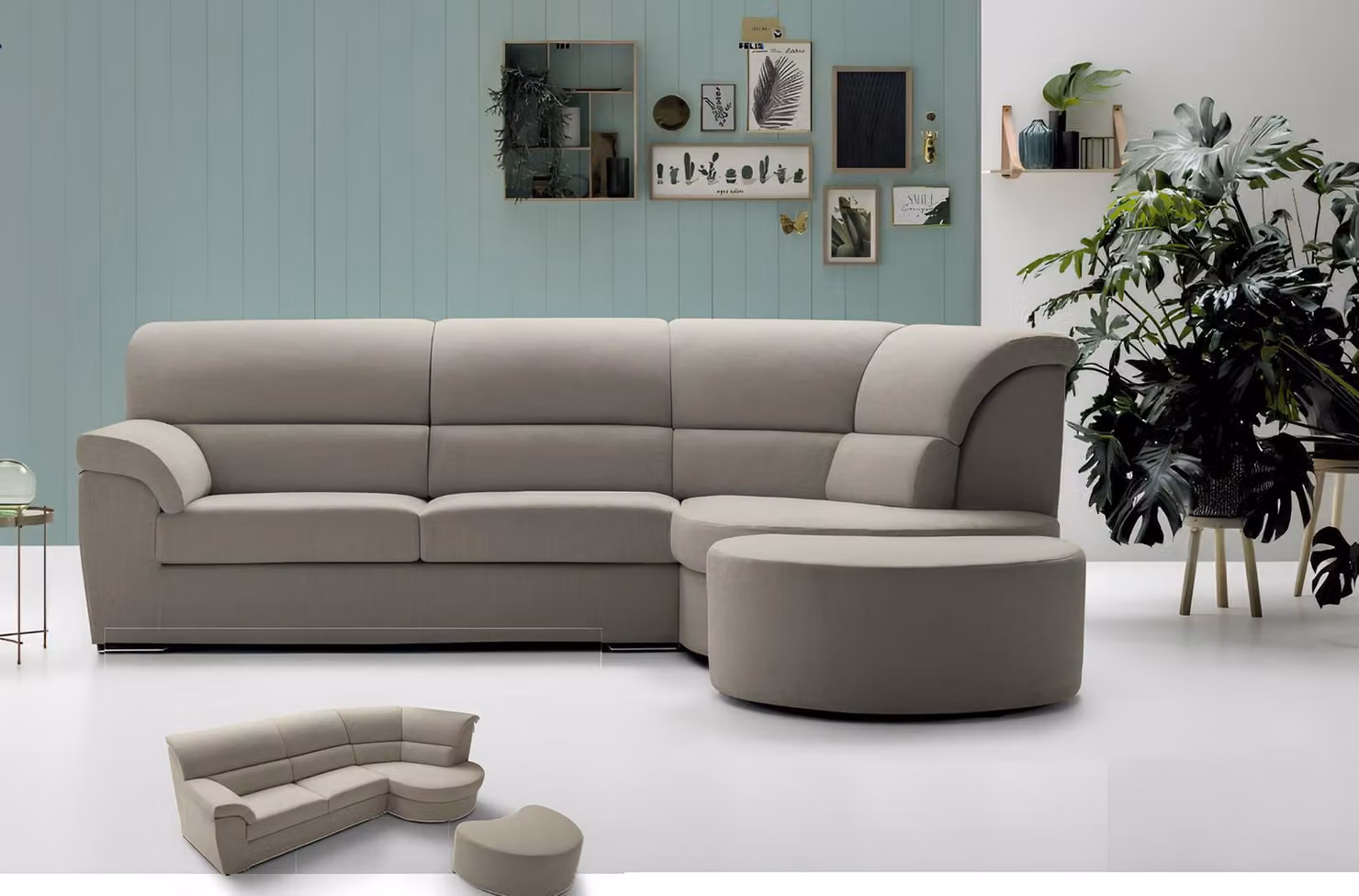 Garnitur Couch Sofa Eckcouch Italienische Sofas Couchen Möbel Stoff alfitalia