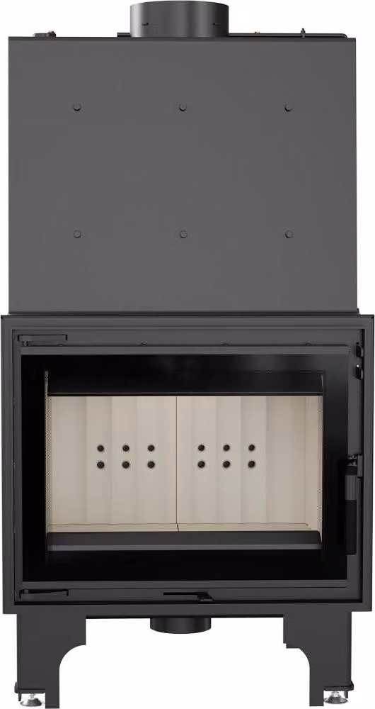 Inserto camino ad acqua AQUARIO 14 kW Ø 200 Doppio vetro