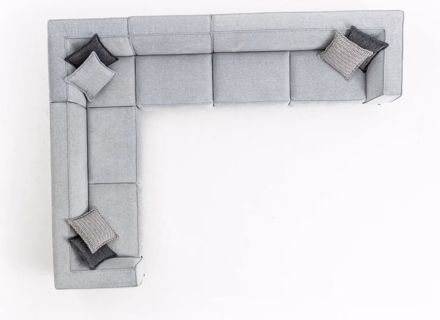 Ecksofa L-Form Couch Wohnzimmer Design 400x310 Sofa Stoff Textil