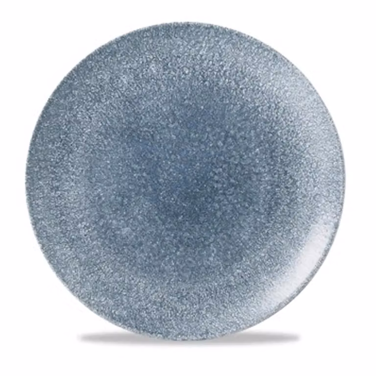 Piatto piano in porcellana topazio stone, diam. 22cm, 12 pezzi