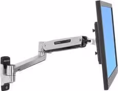 Supporto parete per monitor e TV Ergotron LX Series Sit Stand Silver VESA 200 x 100 mm