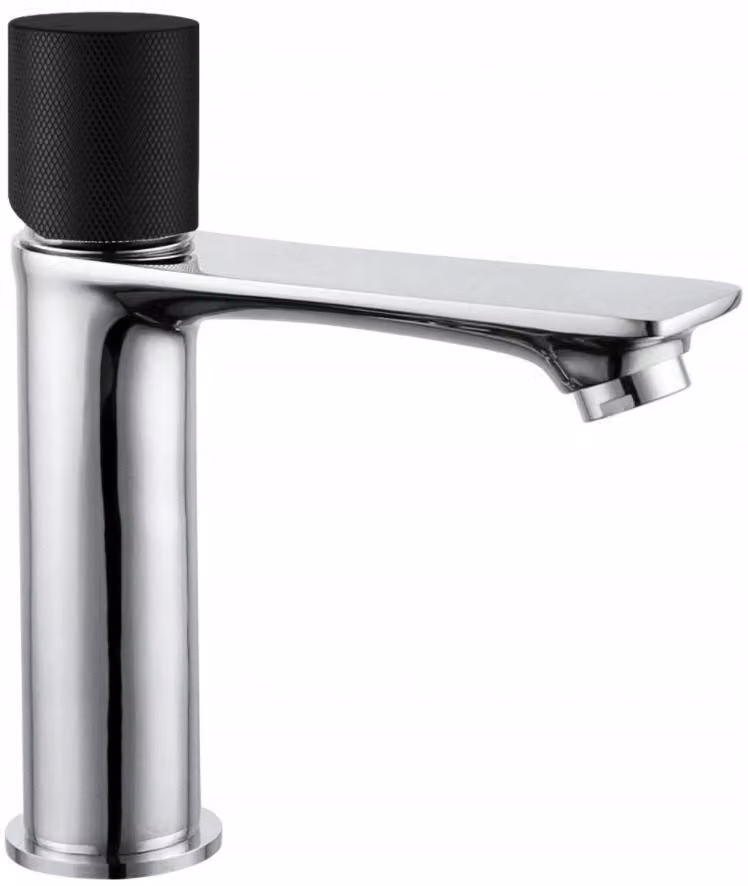 Miscelatore per lavabo Royo One, cromo/nero (72201-07)