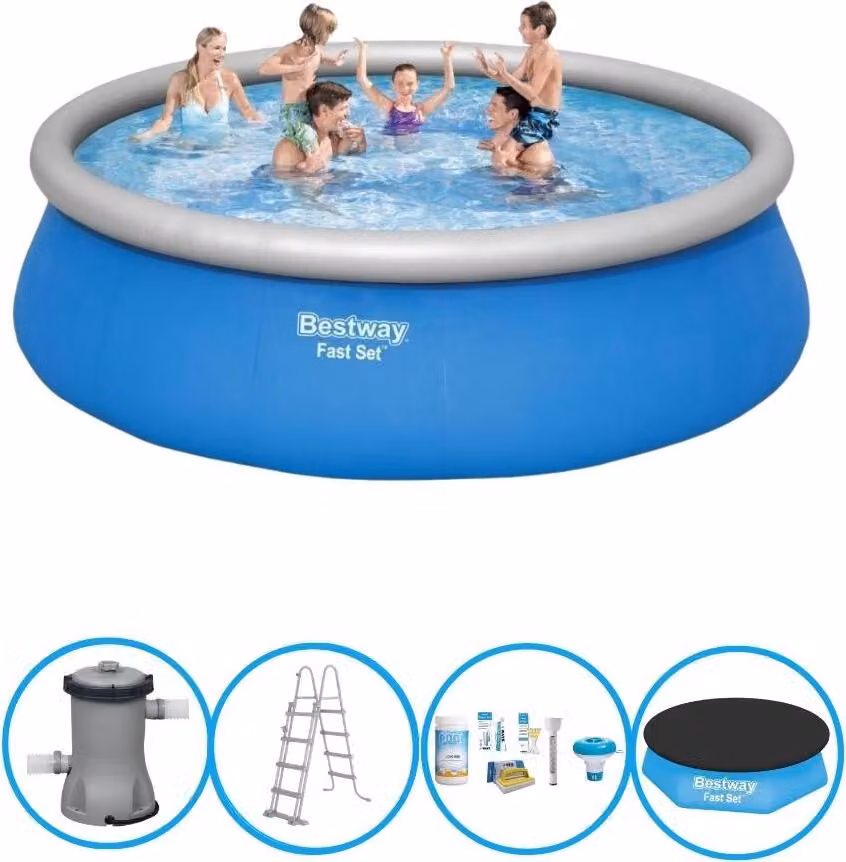 Set veloce per piscina Bestway - 457x122 cm - Pacchetto piscina