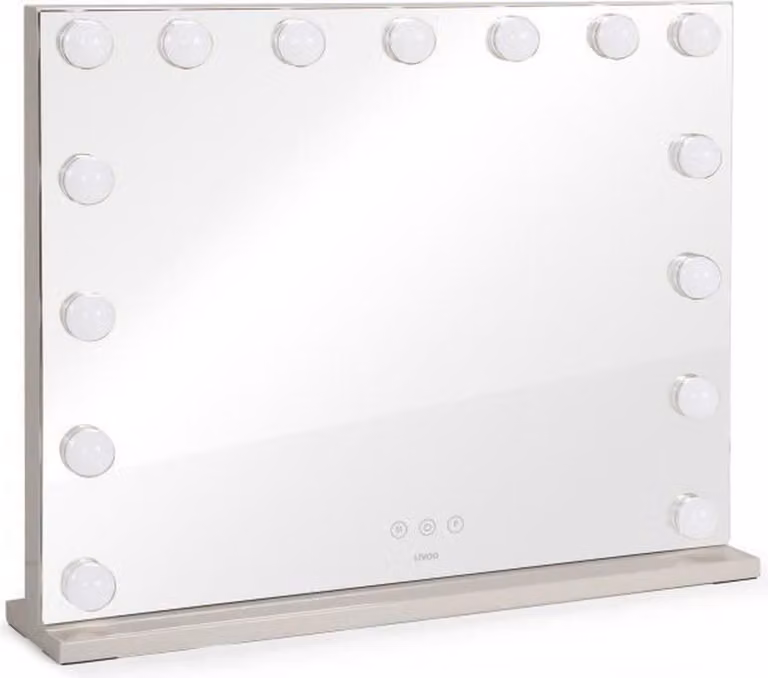 Specchio illuminato 24w grigio Livoo DOS207