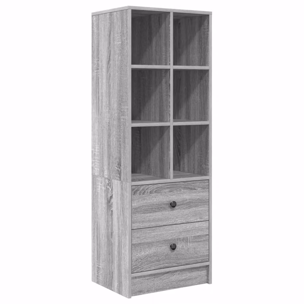 Credenza con cassetto vidaXL Grigio, L/P/H: 45,5 x 34 x 127 cm – 2