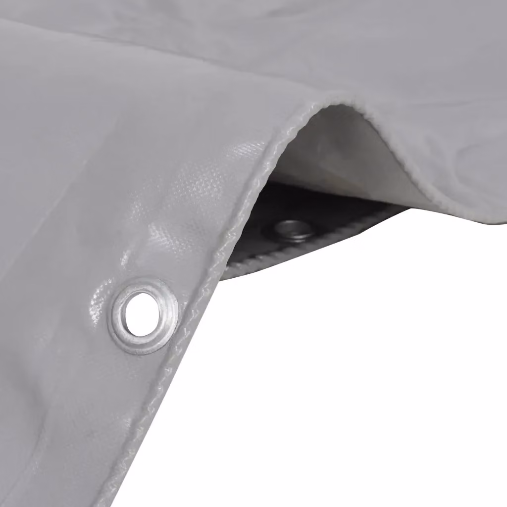 Telone in PVC vidaXL Grigio 650 g/m², L: 8 m, P: 6 m – 2