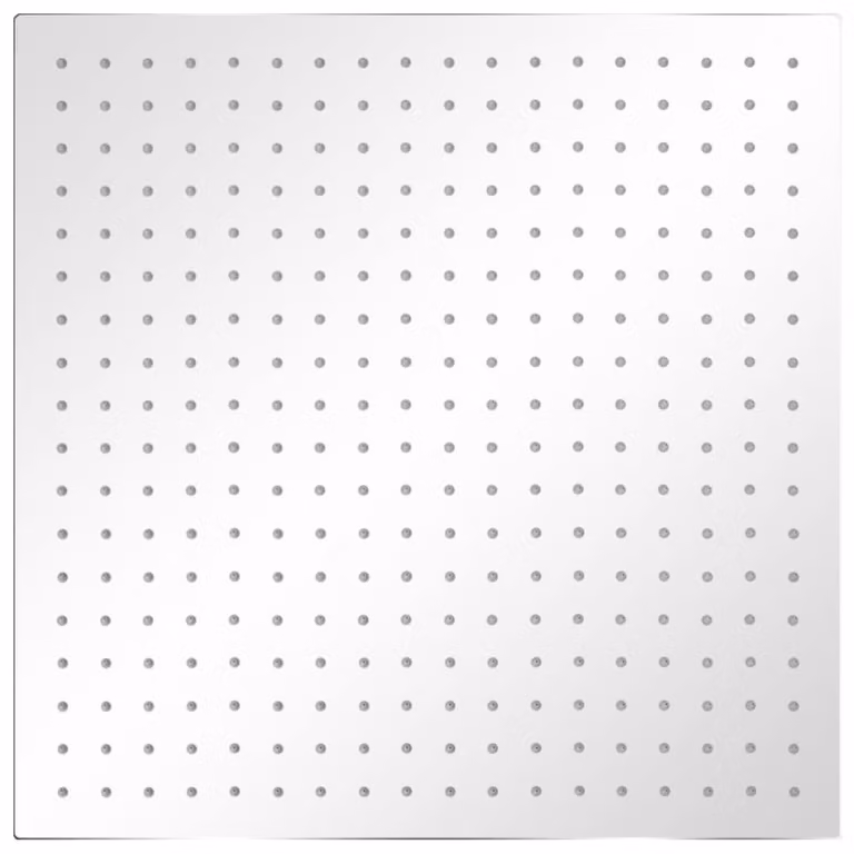 Soffione per Doccia a Pioggia 2 pz Acciaio Inossidabile 50x50cm