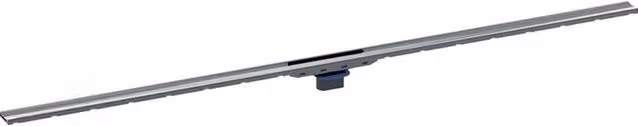 Canalina di scarico lineare Geberit Cleanline 80 in acciaio inox spazzolato con griglia per doccia e scarico a pavimento