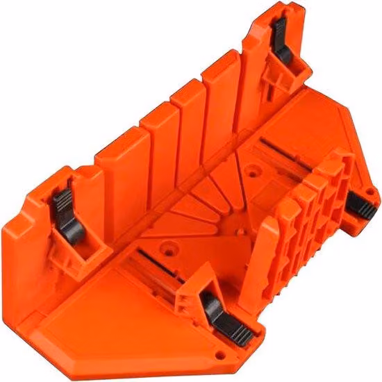 Sega circolare portatile multifunzione - per la lavorazione del legno - nastro trasportatore - 35,5 cm (14 pollici) con sistema di bloccaggio - ideale per il fai-da-te - colore arancione.
