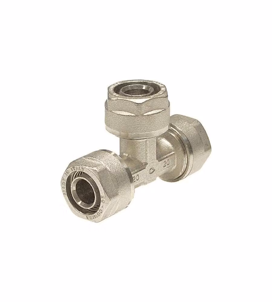Idrobric Raccordo Tee Ridotto Multistrato 20x20x16 per Impianti