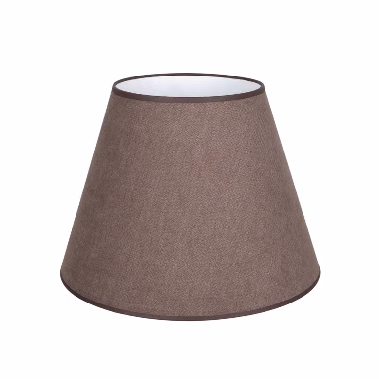 Paralume Cone, marrone, altezza 30 cm, tessuto Cone Duolla, Marrone / Ruggine, Tessuto / Stoffa / Seta
