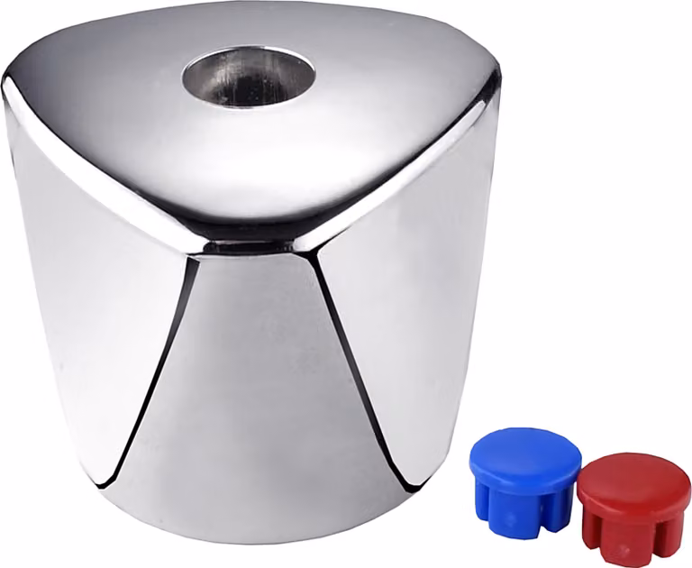 Maniglia del cofano ABS cromato, tappo K+W