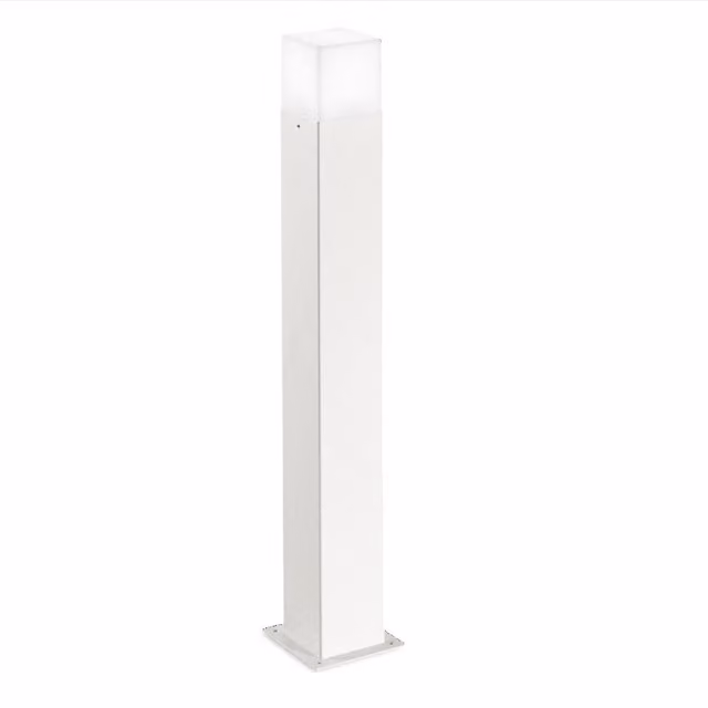Gea Siattle Palo Outdoor Gea Lampada da giardino a colonna in metallo bianco IP44