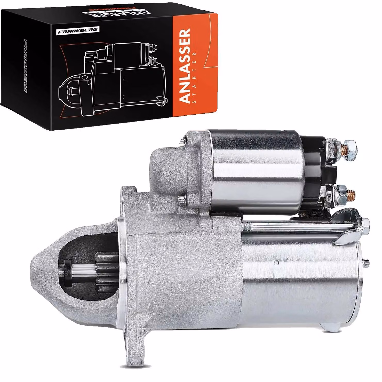 Avviatore, potenza di avviamento 1,1 kW, tensione 12 V, 9 denti, senso di rotazione destro, 2 viti di montaggio