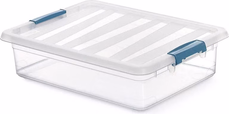 Scatola multiuso Domopak Living Katla Polipropilene trasparente 8 L (39 x 29 x 10,5 cm)