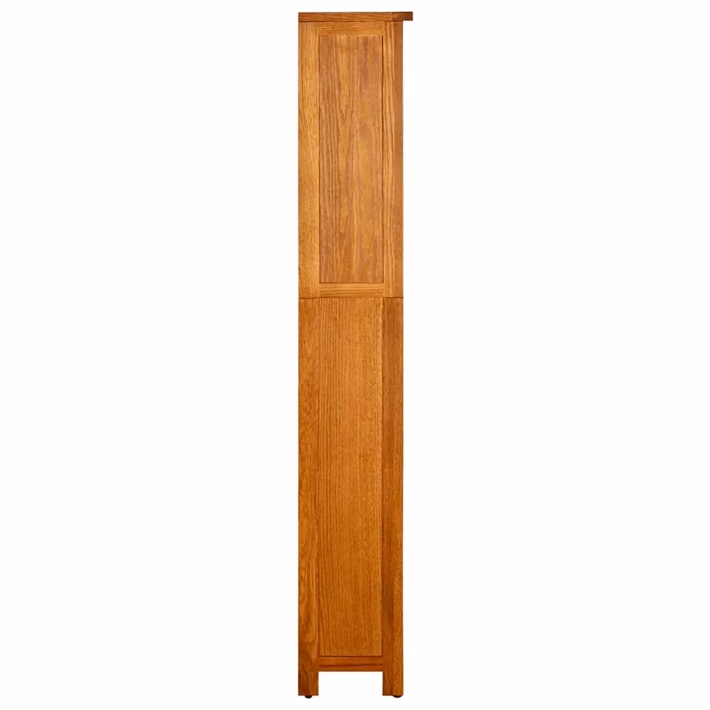 Libreria a 5 Ripiani vidaXL in Legno di Rovere Marrone L: 45 cm, P: 22 cm, H: 140 cm – 2