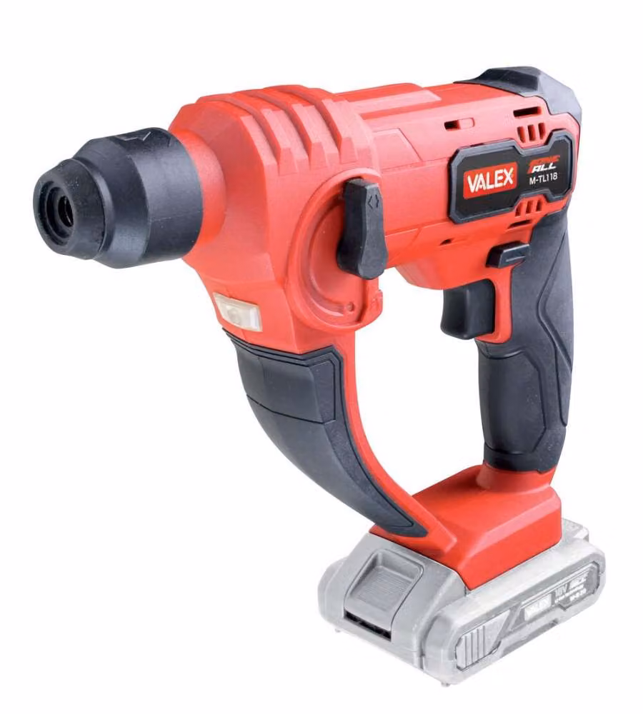 Valex Tassellatore a Batteria 18V M-TL1 Rosso SDS Plus Ergonomico