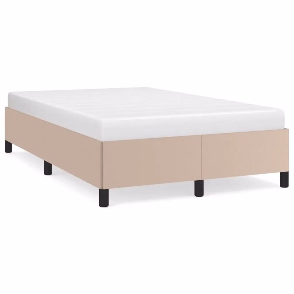 Struttura Letto Giroletto Design Mania in Similpelle Beige L/P/H: 120 x 190 x 35 cm – 2