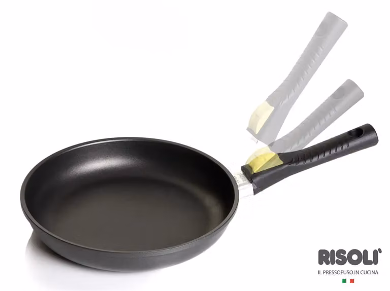 Padella in alluminio antiaderente con manico smontabile , diam. 32cm