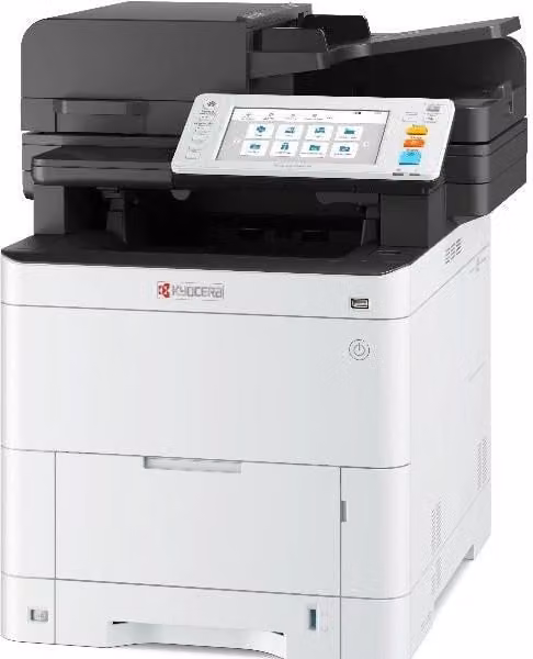 Stampante multifunzione laser Kyocera ecosys ma3500cifx A4, stampa, scansione, copia e fax, 1200 x 1200 dpi, 35 ppm, con connettività Wi-Fi, Ethernet e USB-C, bianco e nero