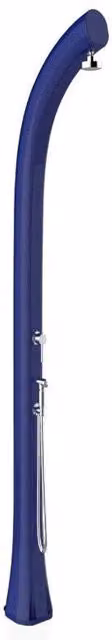 Doccia Solare Jolly Plus Top Line Arkema Design in Alluminio Colore Zaffiro con Miscelatore e Doccetta Mobile da 24 Litri Cv-B540-Tl/5600 – 1