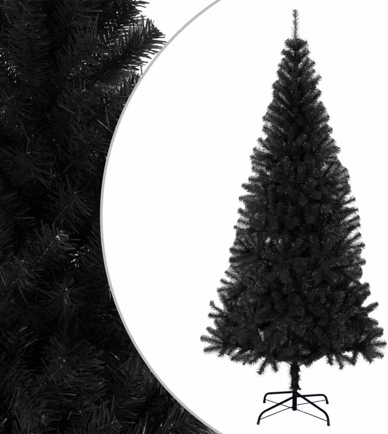 Maison Exclusive - Albero di Natale artificiale con supporto nero, 240 cm, in PVC