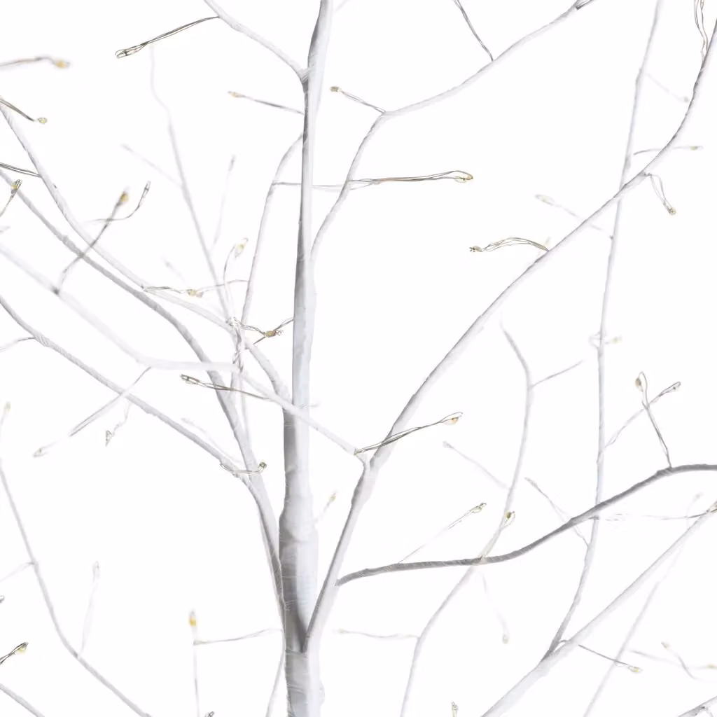 Albero decorativo a ramo di tiglio Top Eventi Store colore champagne con 784 microled bianco caldo, Altezza: 1,7 m – 2