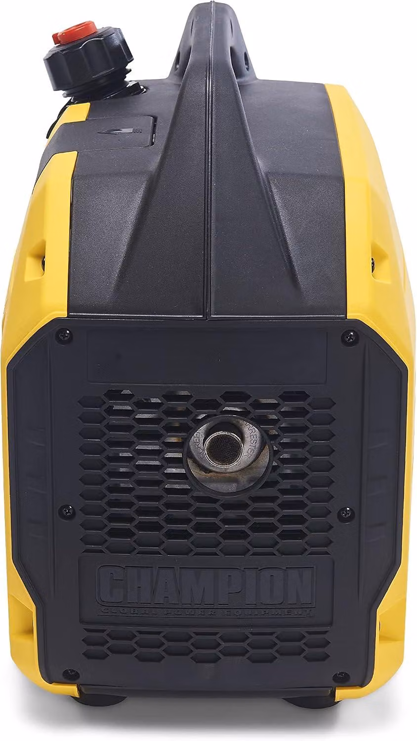 Generatore di corrente inverter - 2200 W - A benzina - Serbatoio da 4 litri - Design elegante - Colore giallo