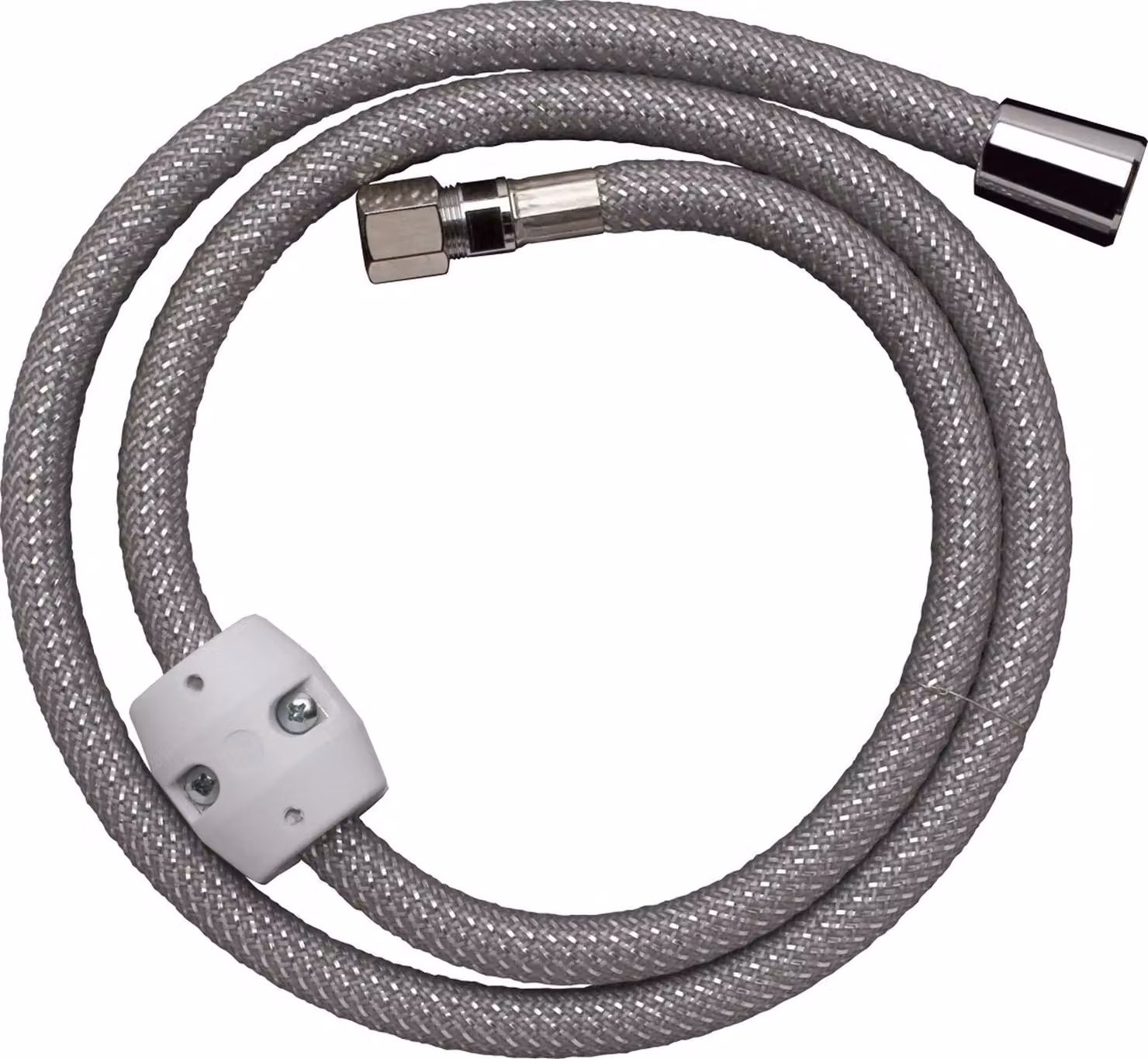 Tubo flessibile in plastica hansgrohe, miscelatore da cucina, 1,25 m, incl. peso e filtro, 1 pz.