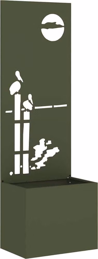 Schermo per privacy in giardino Oliver verde 50 x 150 cm
