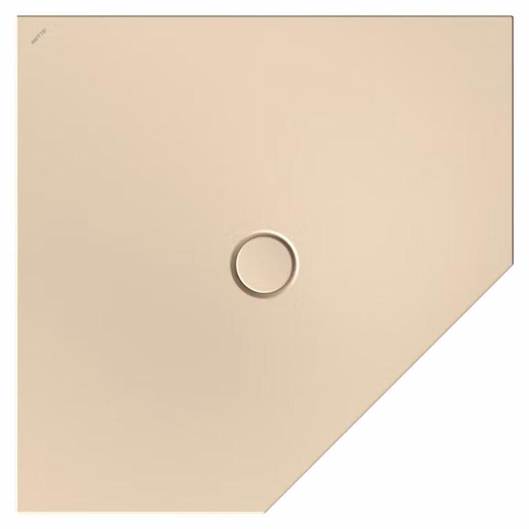 BetteFloor Caro receveurs de douche pentagonaux avec BetteGlasur Plus, 1000x1000mm, 7211-006PLUS, 7211-006PLUS