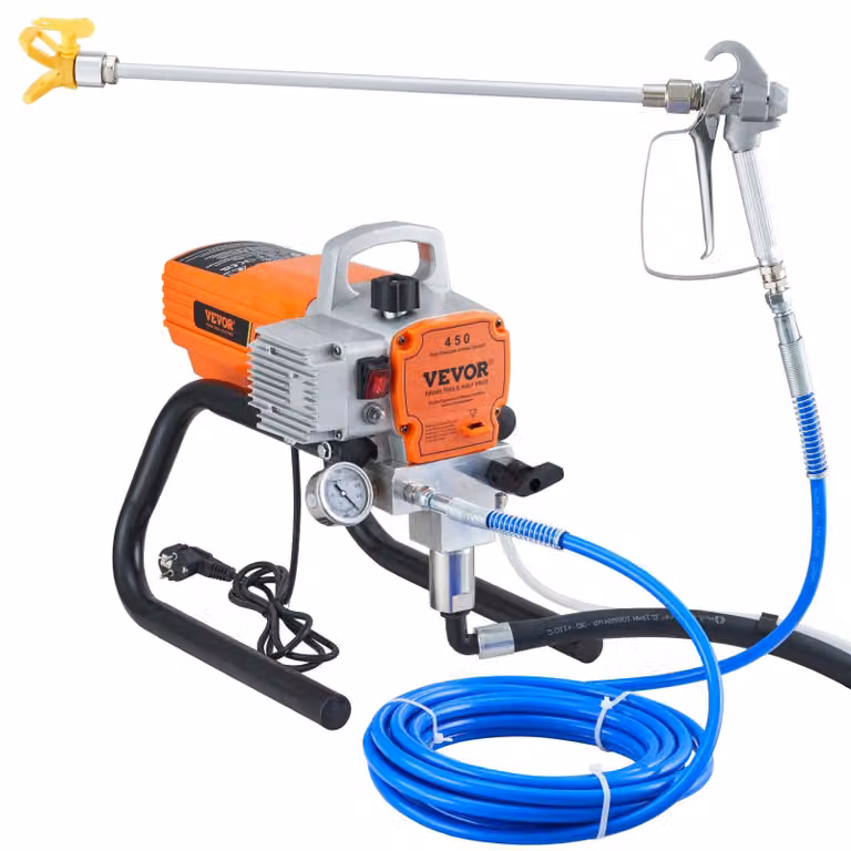Spruzzatore a spruzzo - Pistola a spruzzo - Pistola per verniciatura - Sistema di aspirazione vernici - Sistema airless - Motore brushless da 600W