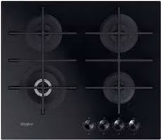 Piano cottura gas 4 zone Gowl 628 Nb Black (60cm)
