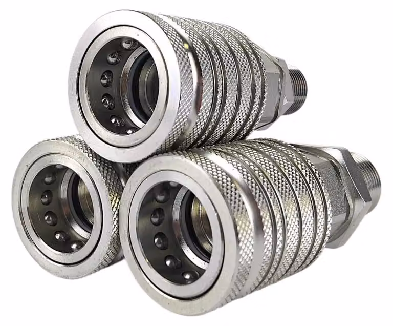 Connettore rapido EURO, modello a innesto, filettatura M22x1.5, standard ISO A