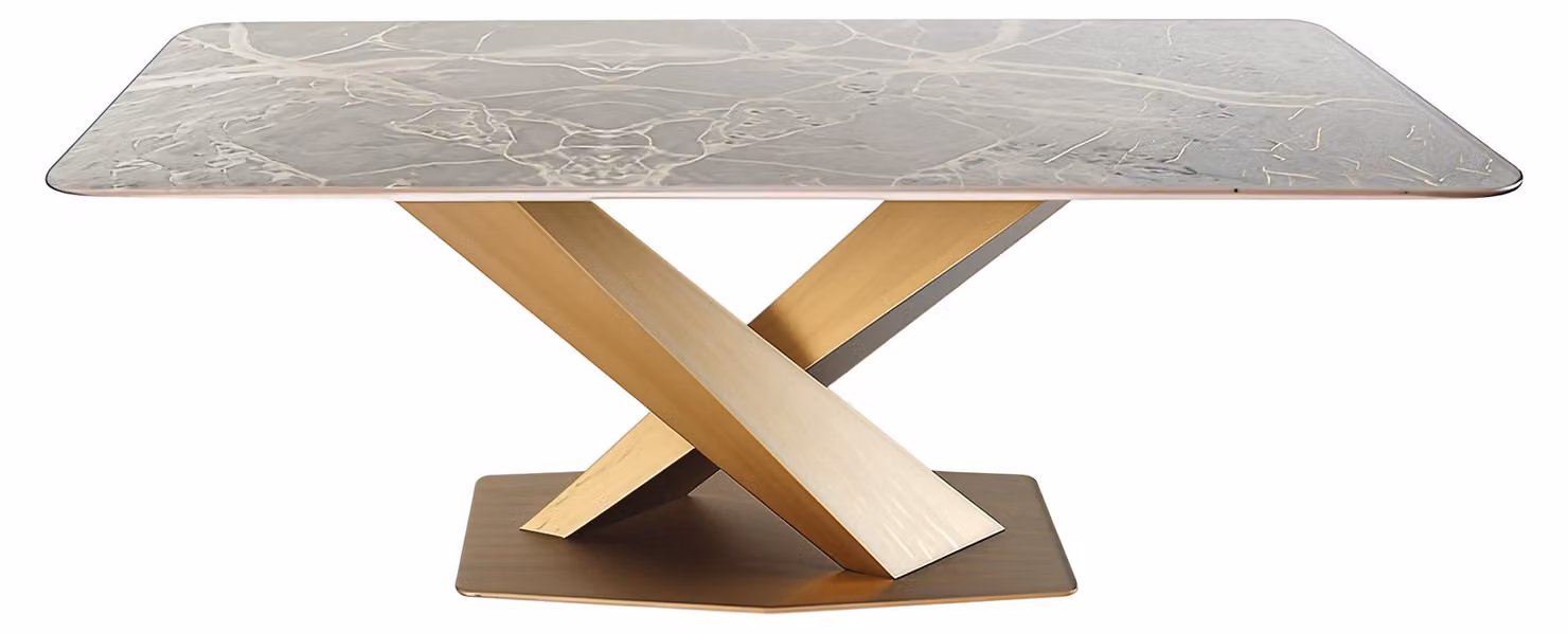 Tavolo da cucina beige Tavolo da pranzo di design Mobili da pranzo eleganti