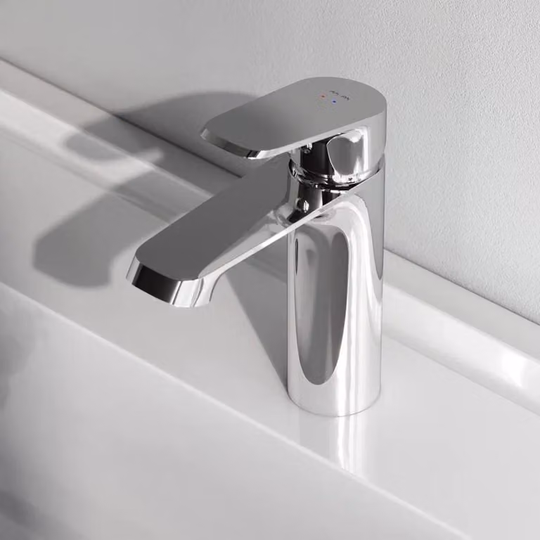 AM.PM Rubinetto da bagno Miscelatore cromato per lavabo Rubinetto da bagno Miscelatore per lavabo Miscelatore monocomando da bagno