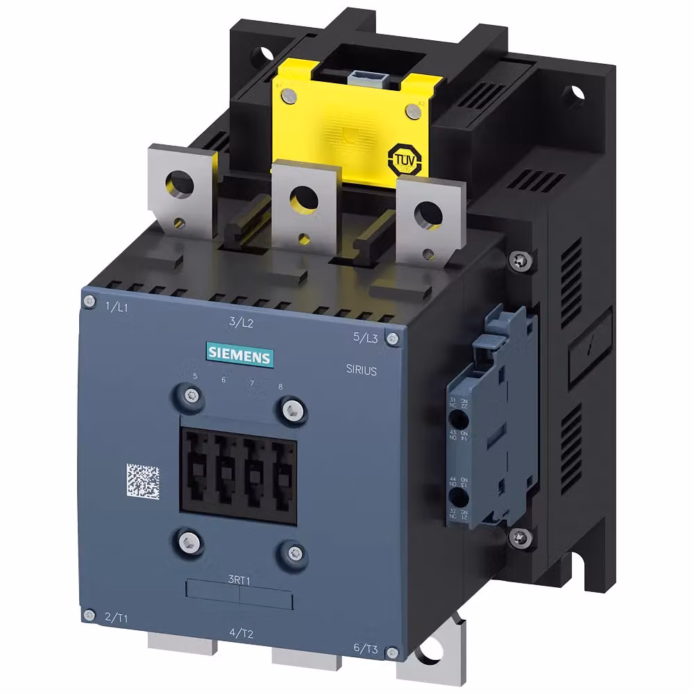 Contattore Siemens, AC-1, 400 A/690 V/40 °C, a 3 poli, AC/DC 200-277 V, F-PLC-IN, 2S+2Ö 3RT14666SP36