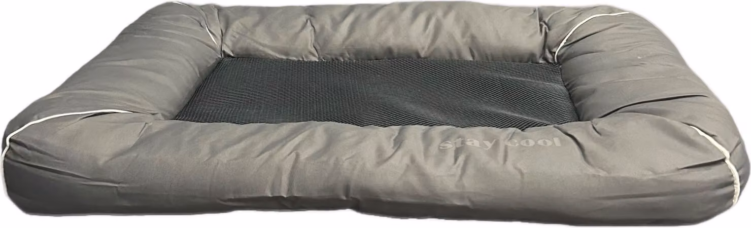 Letto per cani Cesto per cani Stay Cool auto-raffreddante 76x53x7cm Grigio