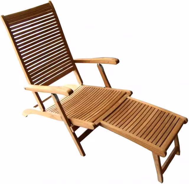 Lettino Prendisole da Giardino 59x140x90 h cm in Legno Marrone