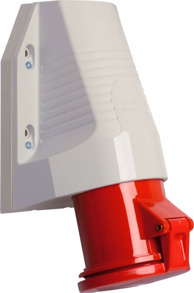 Walther Werke Presa a muro 63A 5P 400V 6h IP44 160