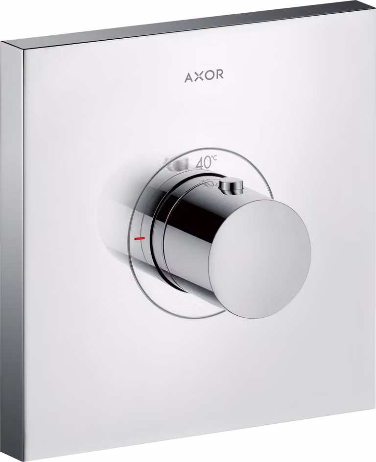 hansgrohe AXOR Starck ShowerSelect Thermostat carré à débit élevé à encastrer, 36718000, 36718000