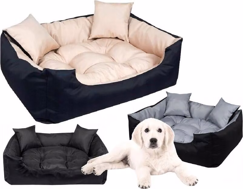 Cuccia per cani ECCO 55x45 cm impermeabile beige