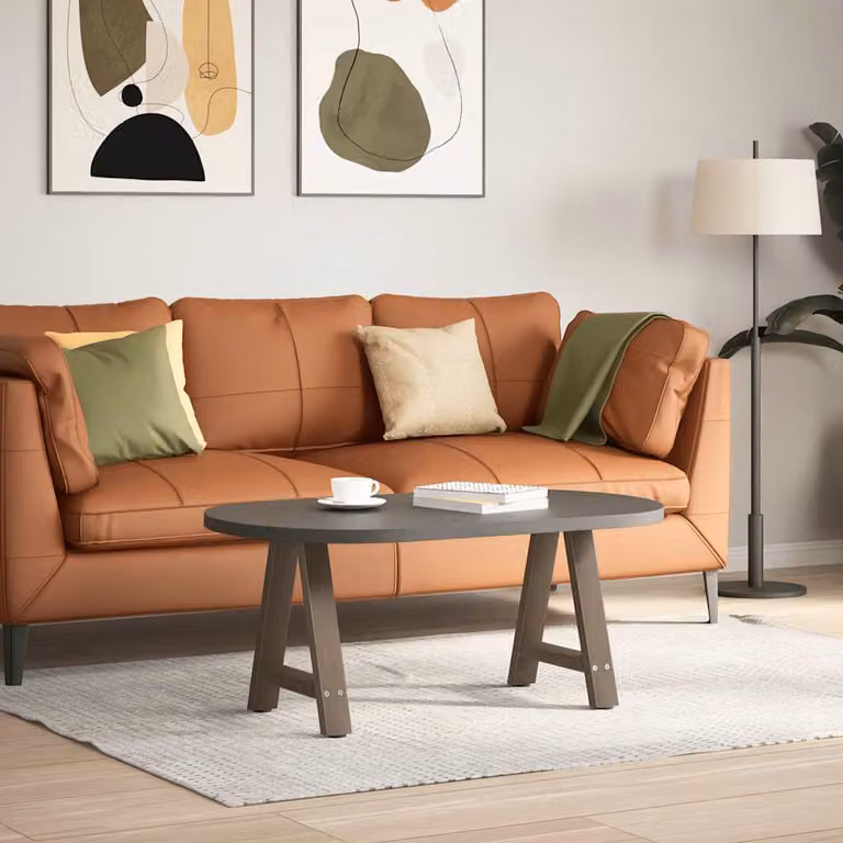 vidaXL Gambe per Tavolino da Caffè a Forma di A 2 pz 50x(42-43) cm