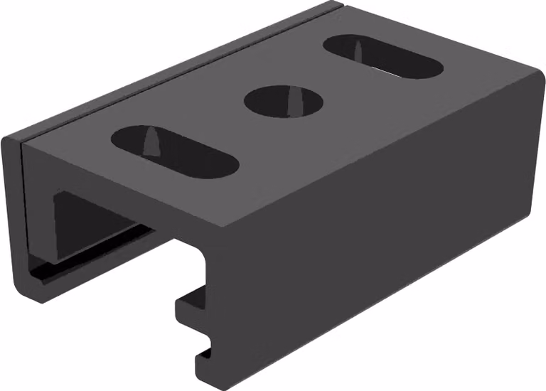 EGLO CLIP DI MONTAGGIO PER GUIDA TRIFASE NERA, 1 pz.
