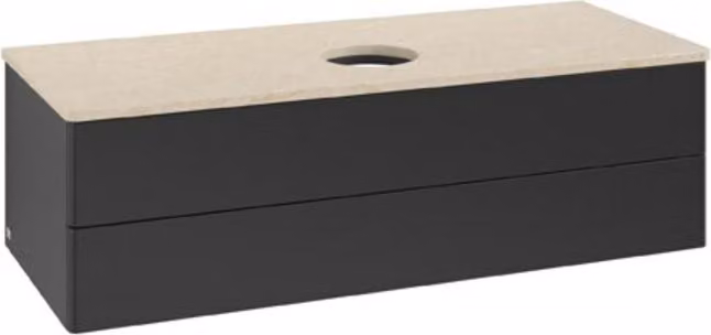 V&B Mobiletto senza struttura frontale Antao 120x36x50cm, WBP colore botti., blu m Lac