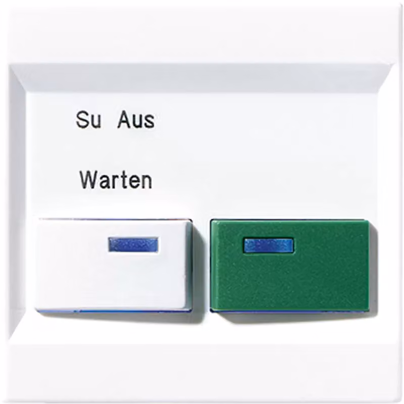 Jung LS642B-2WW Copertura per Ackermann tipo 73642 B - Unità per ufficio - bianco alpino