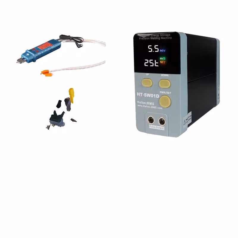 Saldatore a punti, portatile, display digitale a LED, blu cielo, 10A